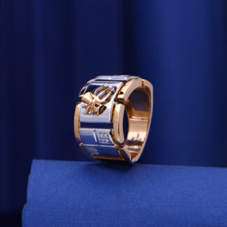 916 Gold Ring For Men-SPDG5422
